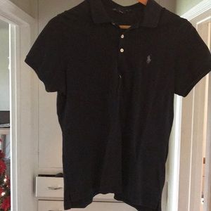Ralph Lauren dark navy blue polo shirt.